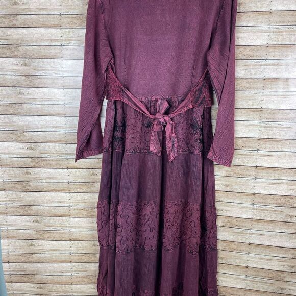 EMBROIDERED Vest Casual Rayon COTTAGE-CORE sz Med - Picture 3 of 4